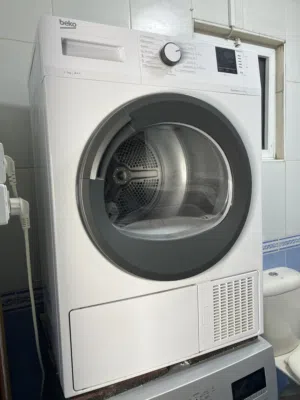 مجفف beko 7 كيلو   استعمال نضيف استخدام شخصين وموديلها جديد