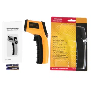 مقياس الحرارة الصناعي الليزري لقياس حرارة الاكل ويستخدم لقياس الحرارة عند تحضير الطعام