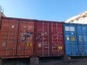 حاويات فارغة 40 قدم هاى كيو نظيفة جداا مع البيانات الجمركية