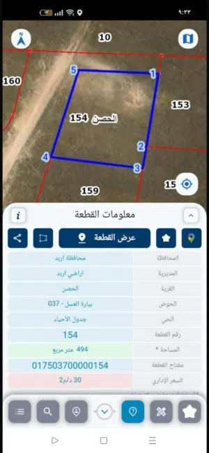 Residential Land for Sale in Irbid Al Husn