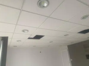 سقف معلق نوع فخار اصلي بي اسبورتات الكهرباء بدون سكه استعمال نظيف جدا