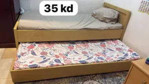 Kids double bed with matress