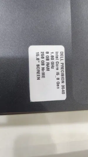 لاب توب Dell بمواصفات عالية i5 الجيل الثامن 8 رام هارد 256sdd