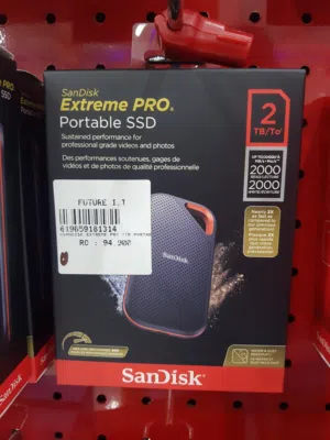 SanDisk Extreme pro portable SSD 2tb speed 2000mb/s