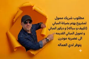 مطلوب شريك ممول لمشروع رابح متعدد مصادر الدخل