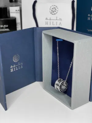 قلادة ، سلسال بولغاري بالفضة الخالصة BVLGARI sterling silver necklace