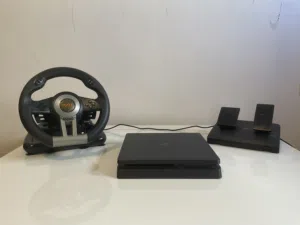Playstation4+pxn  v3 steering wheel+pedals
