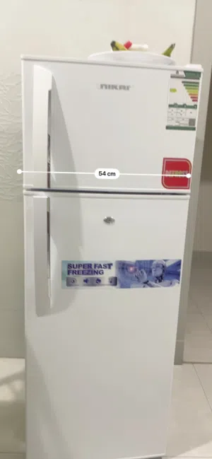 Nikai 206Litre Doible door refrigerator for sale.
