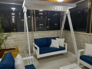 مراجيح خشب خارجية  تفصيل حسب الطلب