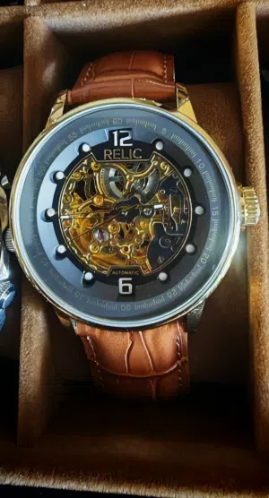 Relic by Fossil Automatic Skeleton Watch (Ref. ZR77241) - Mint in Box