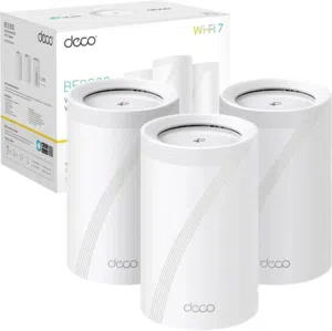 TP-Link Deco BE65 BE9300 Tri-Band Whole Home Mesh WiFi 7 System, Speeds up to 9214 Mbps