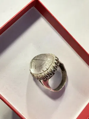 خاتم فضة حجر در النجف