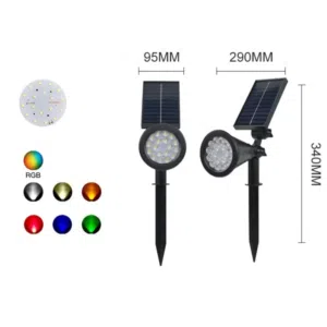 إضاءة الحديقه بالطاقة الشمسية