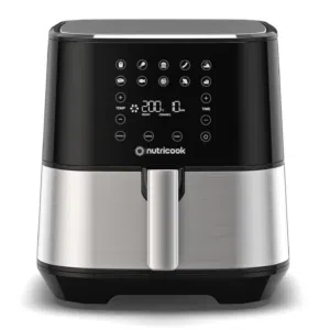 Nutricook 5.5L Air Fryer, 1700W, Steel/Black, NC-AF205