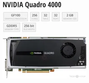 كرت شاشه quadro 4000