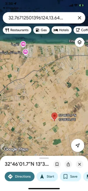 ارض بالقويعية بجوار قرية الاتش تي. بحججها الاصلية وبجوارها استراحات وتوجد مصادر كهرباء والماء قريبة
