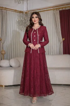 الأناقة في تفاصيلها.. والجمال في حضورك لكل مناسبة طلّة، وطلّتنا اليوم عنوانها الفخامة المحتشمة. ط