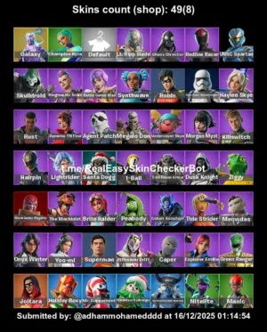 Fortnite galaxy skin account