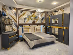 عرض الفخامة الذي ينتظره الجميع غرفة نوم ملكية بتصميم فاخر ومواصفات استثنائية تجمع بين الجمال والقوه