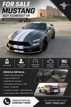 FORD MUSTANG 2021 ECO BOOST