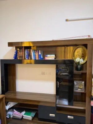 Danube TV unit with bookshelf & drawers for sale