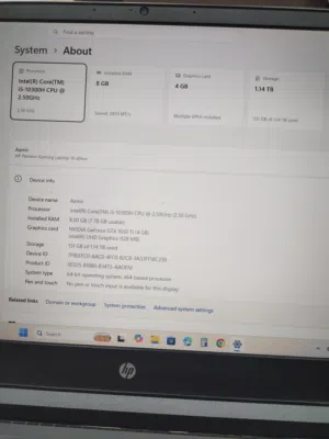 HP pavilion gaming Laptop