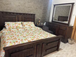 غرفه نوم مزدوجه خشب كامل نظام باب الحاره
