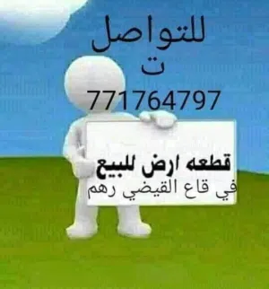 ارض للبيع6 لبن شارعين شارعين شارع12و12  واجهتها 40متر قريب جدن شارع تعز قاع القيضي صنعاء الجديده
