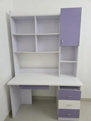 Children room bed study table chair
