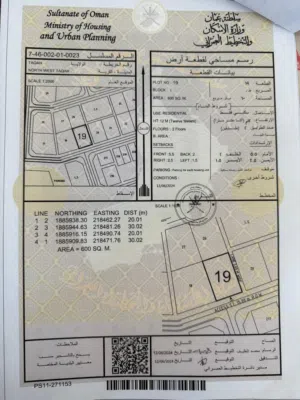Residential Land for Sale in Dhofar Taqah