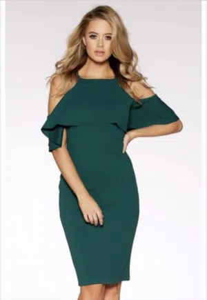 Short green dress