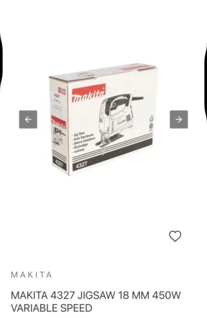 منشار ماكيتا 4327 جديد بالكرتون Makita Jigsaw