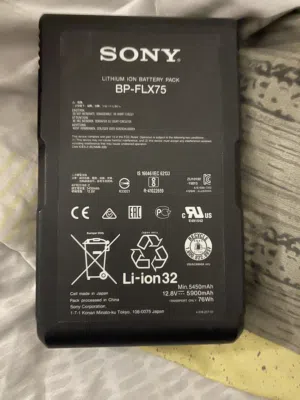 SONY LITHIUM ION BATTERY PACK BP-FLX75