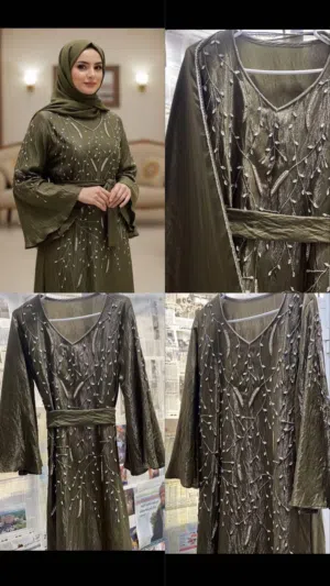 لبسة مع شيلة وحزام