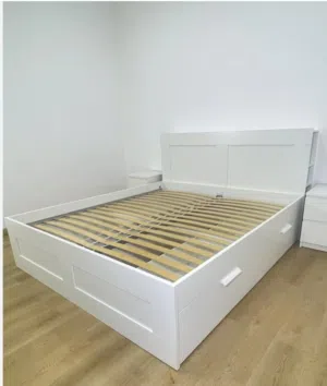 ikia bed frame with headboard