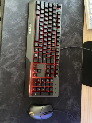 كيبورد و ماوس msi واير