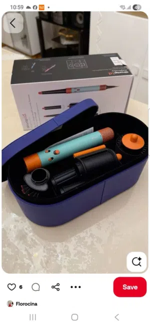 Dyson air wrap box also used once