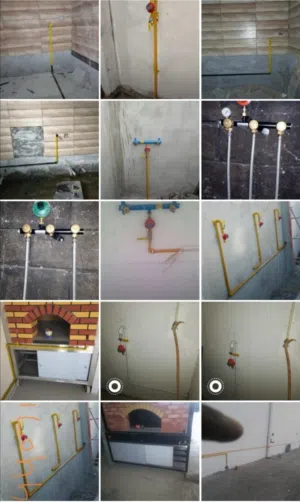 cooking appliance gas pipe fitting, repair and maintenance services