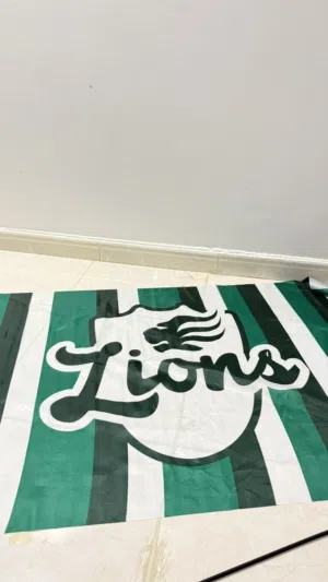 علم (شعار) الاسد (Lions) النادي الاهلي السعودي