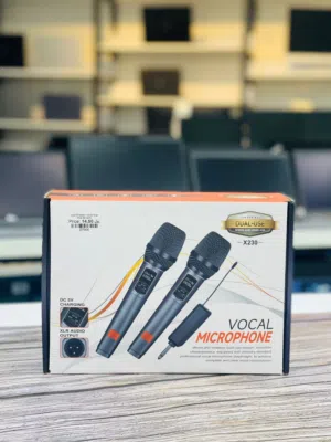 Brand New Dual Microphone Set in Oman Wired wireless Clear Vocal