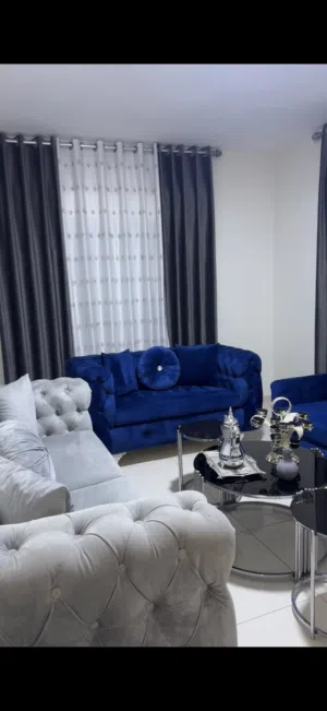 كنب تفصيل ثقيل اجود انواع القماش التركي استعمال نظيف جدا
