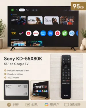 Sony KD-55X80K 55” 4K Google TV