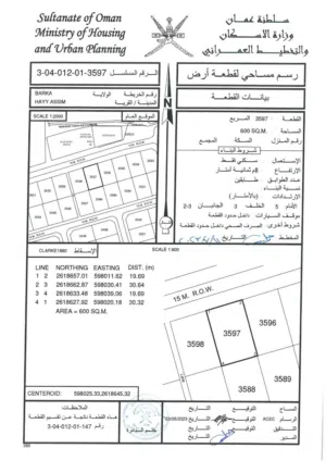 Residential Land for Sale in Al Batinah Barka