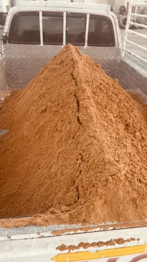 رمل احمر کنکری طابوق  سمنت