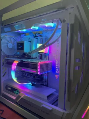 High End gaming Pc / All white Asus rog product Rtx 4090 / Intel 14900k