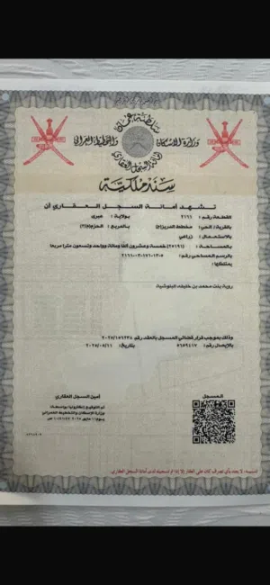 ارض زراعية للبيع في ولاية عبري