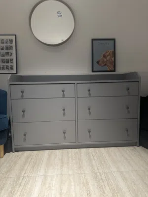 IKEA HAUGA Chest of 6 Drawers (Grey)