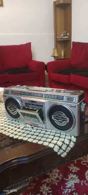 مسجل وراديو ناشونال كلاسيكي صناعة يابانية أصليه  موديل RX-5145F من نوادر الثمانينيات.