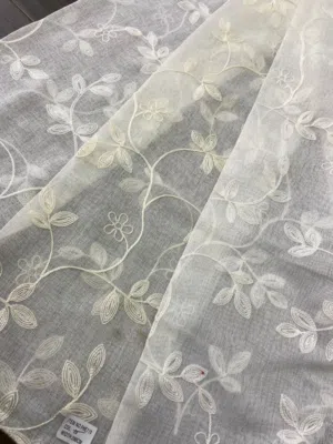 أقمشة برادي و ستائر لينن مطرز تركي  بجودة عالية تفصيل كامل حسب الطلب لعام 2026