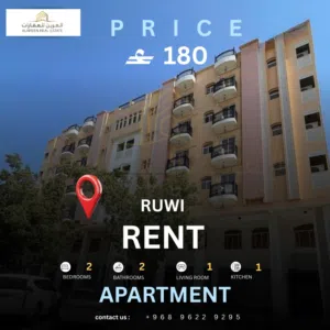 110 m2 2 Bedrooms Apartments for Rent in Muscat Ruwi